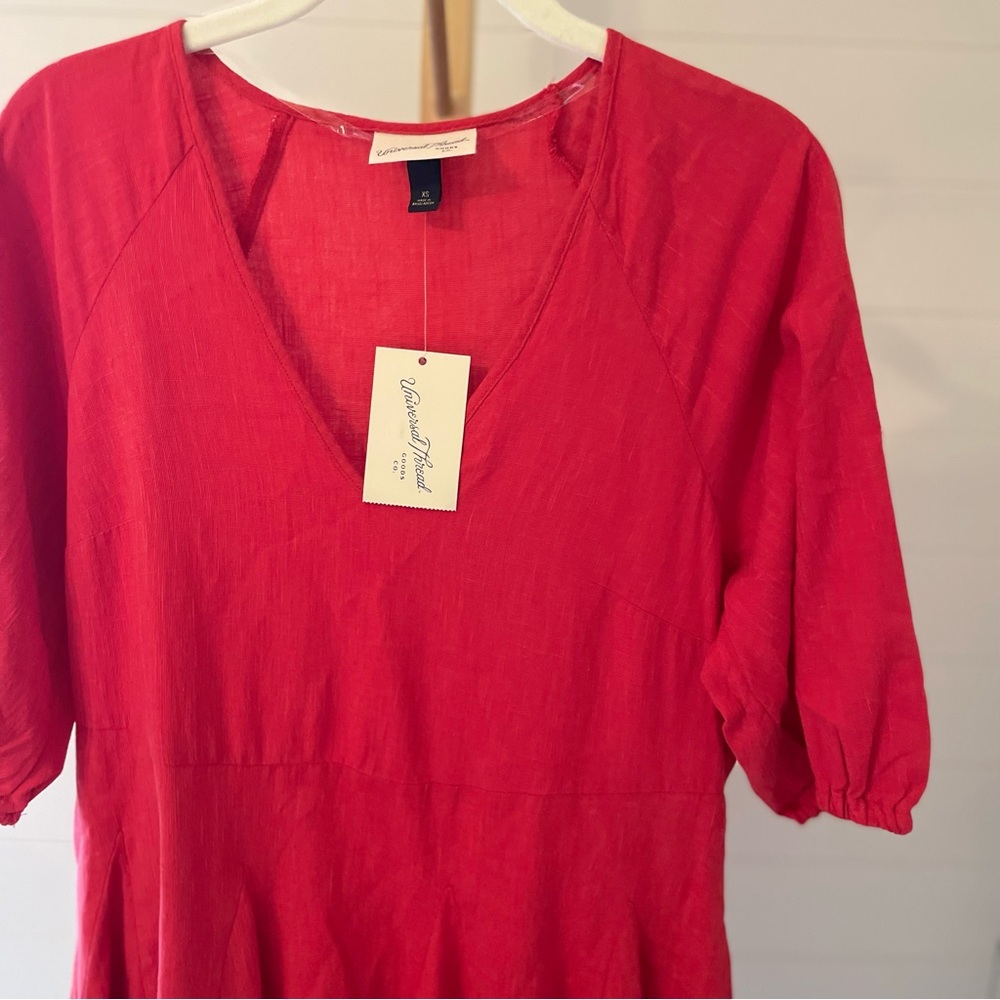 Universal Thread Red A Line Mini Dress‎ XS - Picture 2 of 6